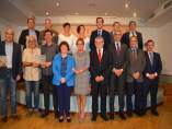 Asistentes al acto institucional por el XX aniversario de la Biblioteca de C-LM