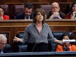 Dolores Delgado, en la sesión de control al Gobierno