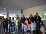 Ceniceros visita el nuevo colegio de Cenicero