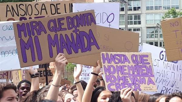 manifestación contra la sentencia de la 'manada' manifestación contra la sentencia de la 'manada'