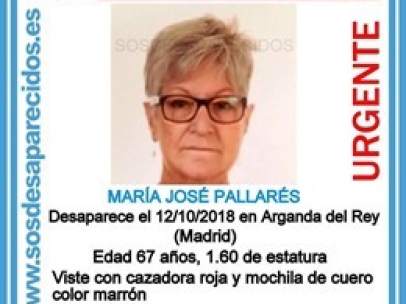 Desaparición María José Pallarés