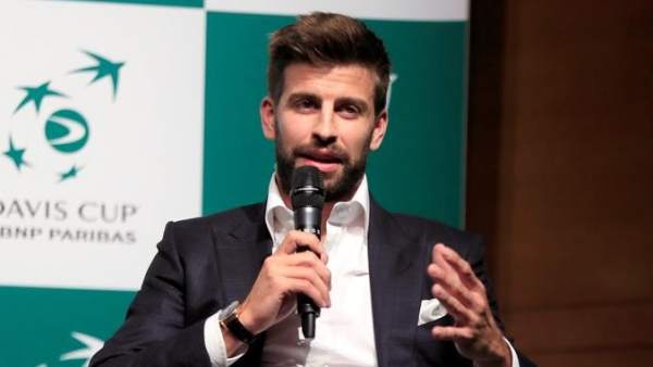 Gerard Piqué, en la presentación de la nueva Copa Davis. Gerard Piqué, en la presentación de la nueva Copa Davis.