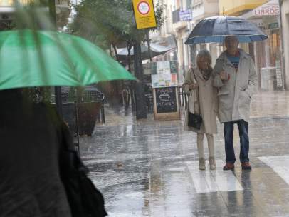 Lluvia en Gandía