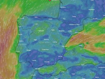Mapa de lluvias en España
