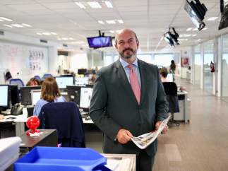 Pedro Rollán, vicepresidente de la Comunidad de Madrid, en la redacción de 20MINUTOS.