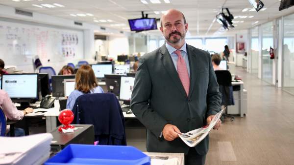 Pedro Rollán, vicepresidente de la Comunidad de Madrid, en la redacción de 20MINUTOS. Pedro Rollán, vicepresidente de la Comunidad de Madrid, en la redacción de 20MINUTOS.