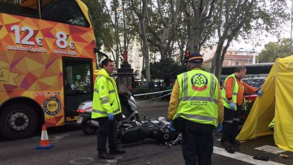 Accidente paseo del prado Accidente paseo del prado