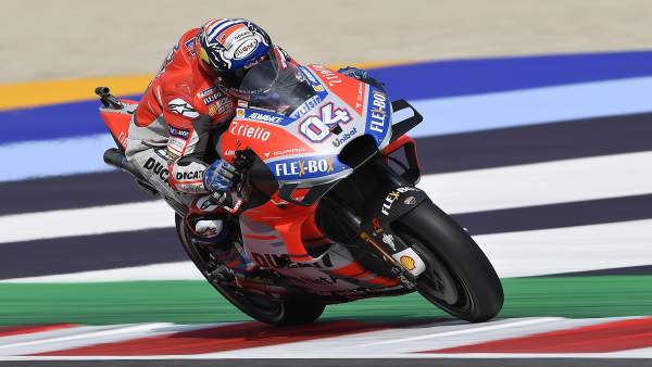 Andrea Dovizioso durante los entrenamientos Andrea Dovizioso durante los entrenamientos