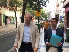 Azcón por la calle Don Jaime con Pedro Navarro