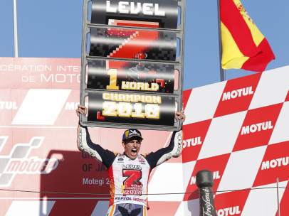 Marc Márquez celebra su séptimo Mundial