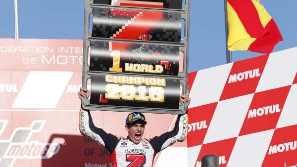 Marc Márquez celebra su séptimo Mundial Marc Márquez celebra su séptimo Mundial