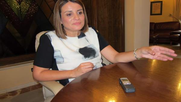 La alcaldesa de Almonte, Rocío Espinosa. La alcaldesa de Almonte, Rocío Espinosa.