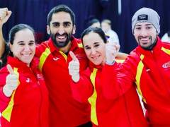 Histórica plata mundial del equipo mixto español de curling