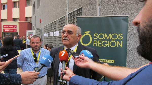 El presidente de Somos Región, Alberto Garre El presidente de Somos Región, Alberto Garre