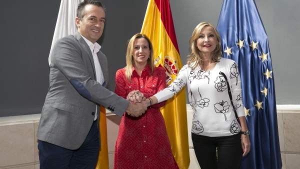 José Miguel Ruano, Rosa Dávila y Australia Navarro José Miguel Ruano, Rosa Dávila y Australia Navarro