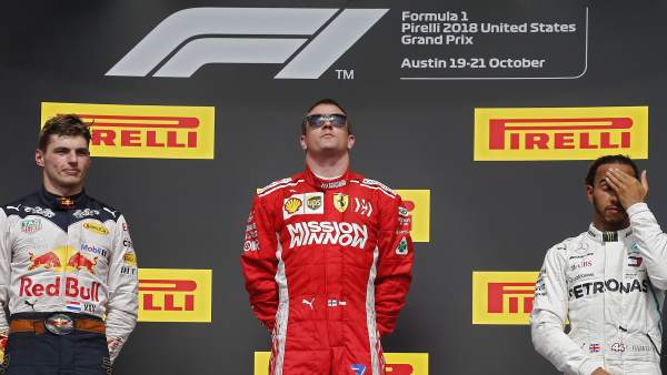 Podio del GP de Estados Unidos Podio del GP de Estados Unidos