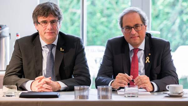 Torra y Puigdemont Torra y Puigdemont