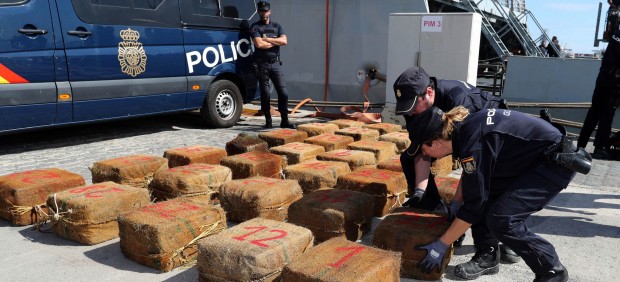 Policía requisa 1.400 kilos cocaína