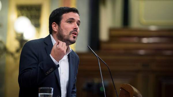 Alberto Garzón defendió la proposición de ley de Unidos Pode Alberto Garzón defendió la proposición de ley de Unidos Pode