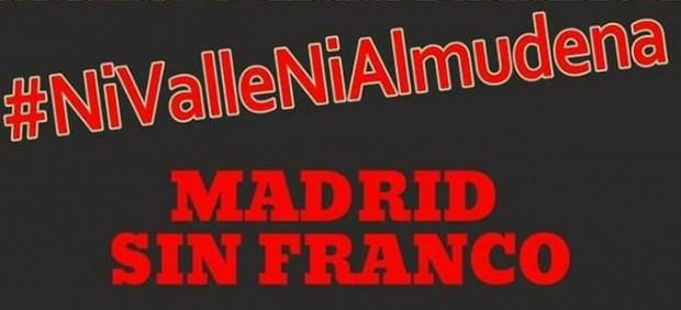 Manifestación en contra de que los restos de Franco se lleven a La Almudena