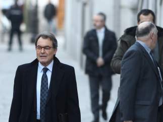 Artur Mas llega al Supremo para declarar por el procés