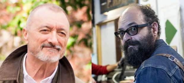 Arturo Pérez-Reverte y Igmatius Farray