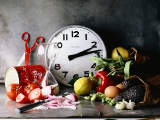 Comida reloj