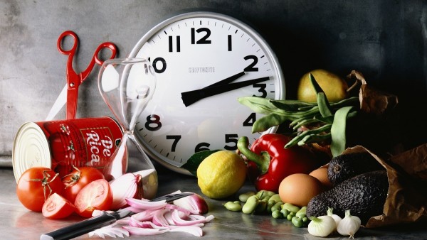 Comida reloj Comida reloj