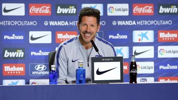 El entrenador del Atlético de Madrid, Diego Pablo Simeone El entrenador del Atlético de Madrid, Diego Pablo Simeone