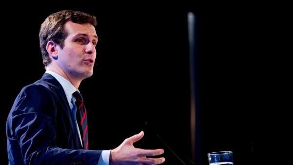 Pablo Casado, en la Interparlamentaria del PP Pablo Casado, en la Interparlamentaria del PP