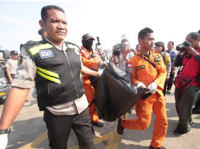 Avión de Lion Air accidentado en Indonesia