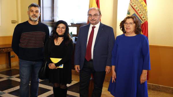 Lambán y Broto se han reunido hoy con la Federación Aragonesa de Solidaridad Lambán y Broto se han reunido hoy con la Federación Aragonesa de Solidaridad