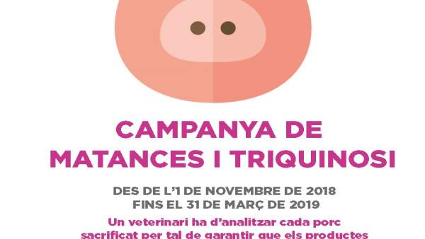 Cartel de la campaña de control sanitario de matanzas del Ayunt. Marratxí Cartel de la campaña de control sanitario de matanzas del Ayunt. Marratxí