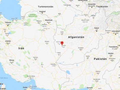 Localización Farah Afganistán