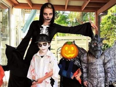Elsa Pataky se disfraza por Halloween