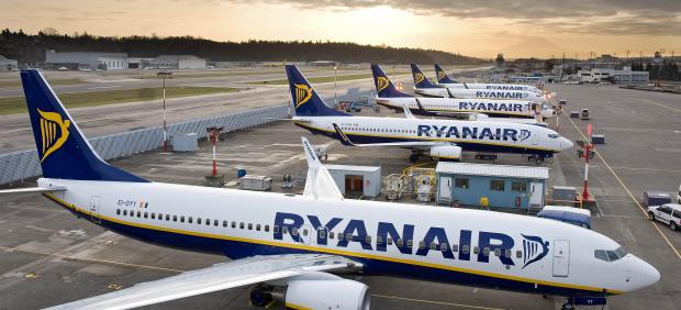 Aviones de Ryanair, de archivo