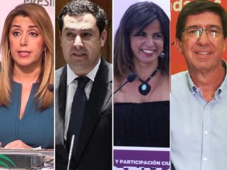Candidatos a las elecciones andaluzas.