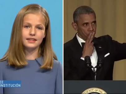 Leonor y Obama