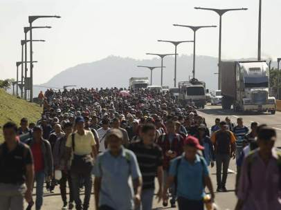 Caravana de migrantes a EE UU