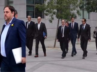 Junqueras y los exconsejeros encarcelados
