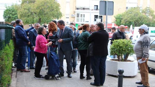Visita de actuaciones del alcalde de Sevilla a actuaciones en la Macarena Visita de actuaciones del alcalde de Sevilla a actuaciones en la Macarena