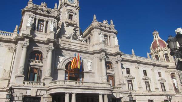 Imagen de la fachada del Ayuntamiento de Valencia Imagen de la fachada del Ayuntamiento de Valencia