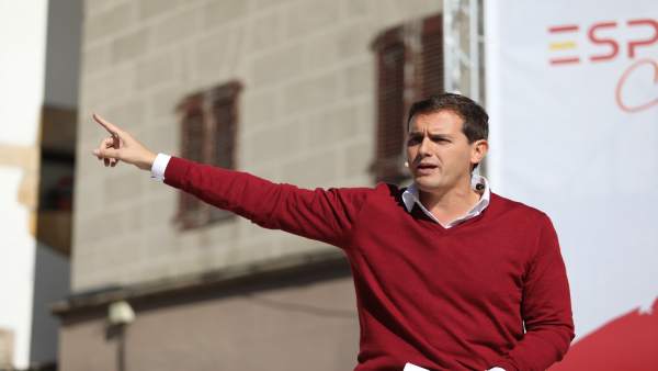 Albert Rivera, en el acto de España Ciudadana en Alsasua. Albert Rivera, en el acto de España Ciudadana en Alsasua.