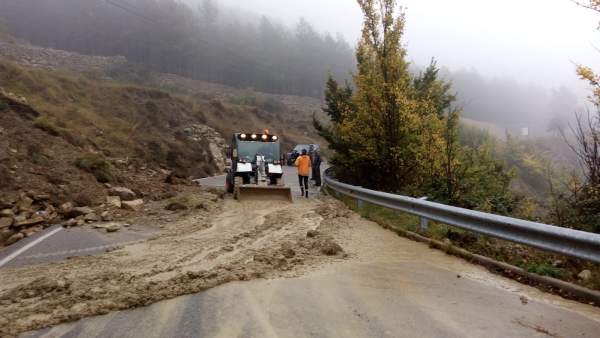 Efectos del temporal en Ares Efectos del temporal en Ares