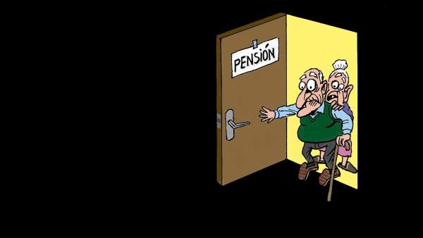 'Pensionistas', viñeta de Asier 'Pensionistas', viñeta de Asier