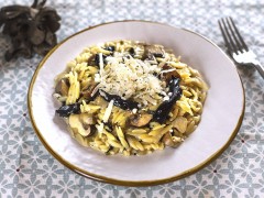 Receta de falso risotto de setas y parmesano