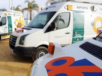 Ambulancia del 061 en Andalucía