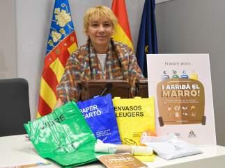 Inicio de la campaña del contenedor marrón en València