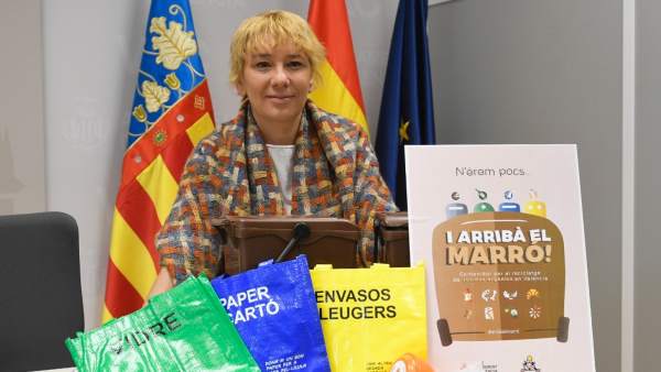 Inicio de la campaña del contenedor marrón en València Inicio de la campaña del contenedor marrón en València