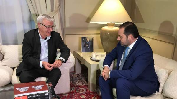 Reunión entre Ábalos y Ribó Reunión entre Ábalos y Ribó